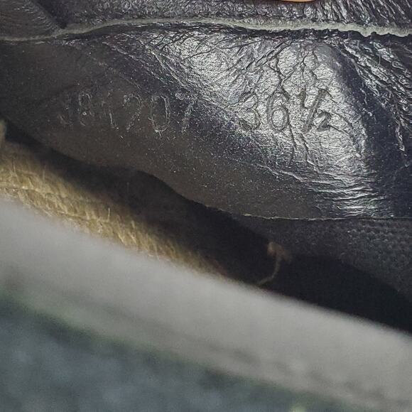 GUCCI Canvas Flora Knight Print Nero Flat Espadrilles Black Size 36.5 US 6.5 - Picture 12 of 16